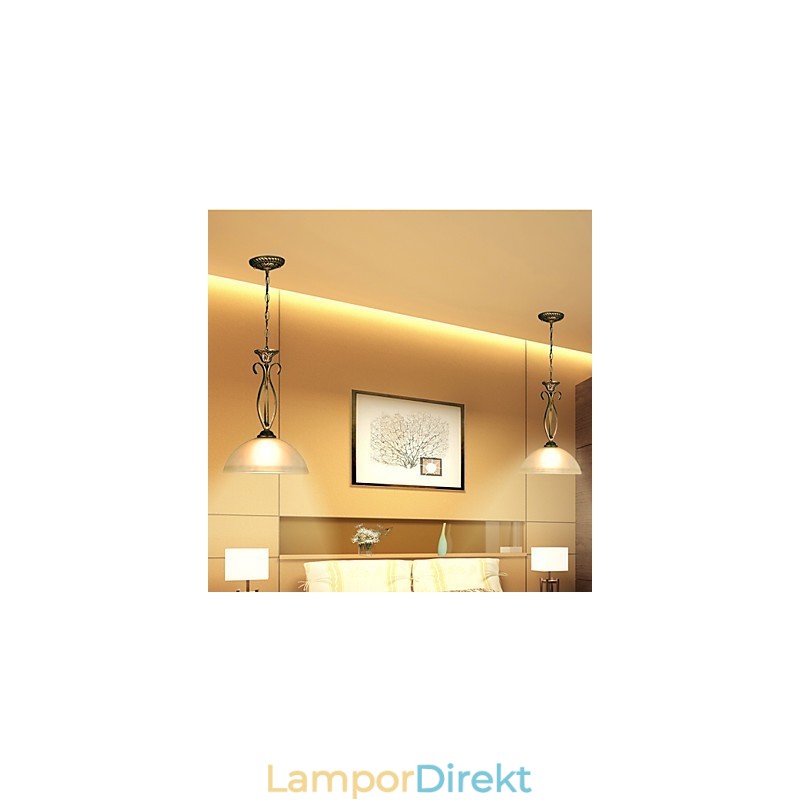 Northern Rural Bordslampa Är Modern Och Kontrakterade Idéer Single Head Droplight Glaslampa