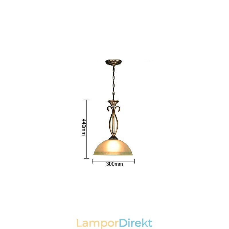 Northern Rural Bordslampa Är Modern Och Kontrakterade Idéer Single Head Droplight Glaslampa