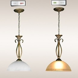 Northern Rural Bordslampa Är Modern Och Kontrakterade Idéer Single Head Droplight Glaslampa