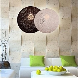 Creativeamerican Country Creative Cany Art Color Droplight Och Sfärisk Form Lampa Light