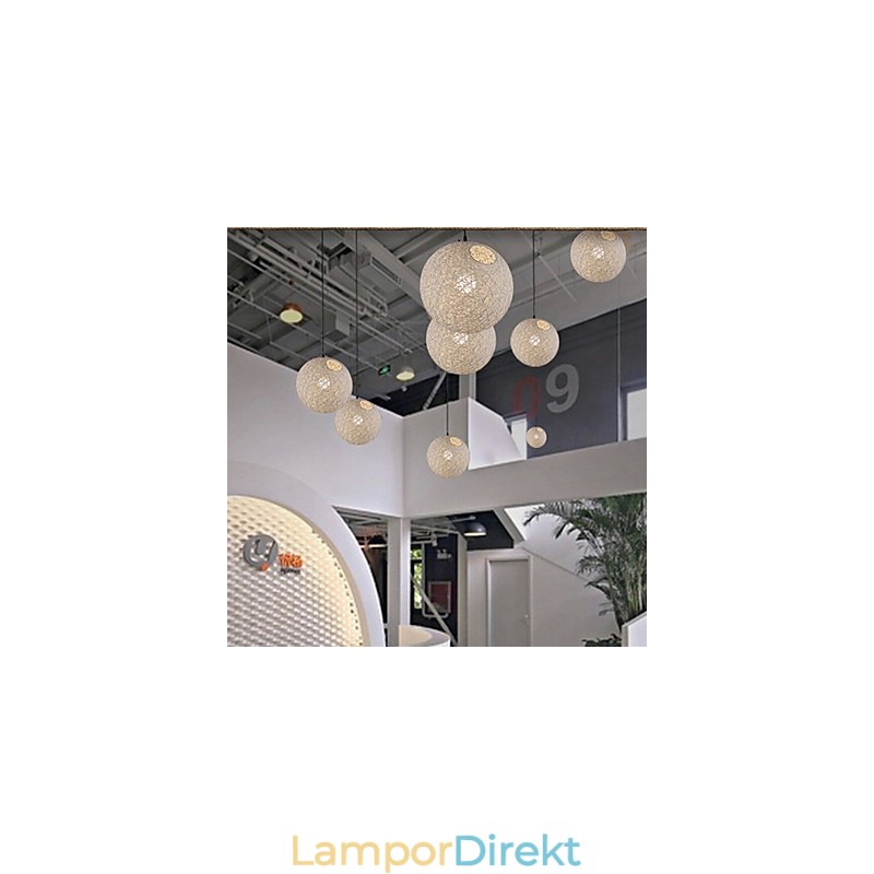 Creativeamerican Country Creative Cany Art Color Droplight Och Sfärisk Form Lampa Light