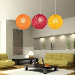Creativeamerican Country Creative Cany Art Color Droplight Och Sfärisk Form Lampa Light