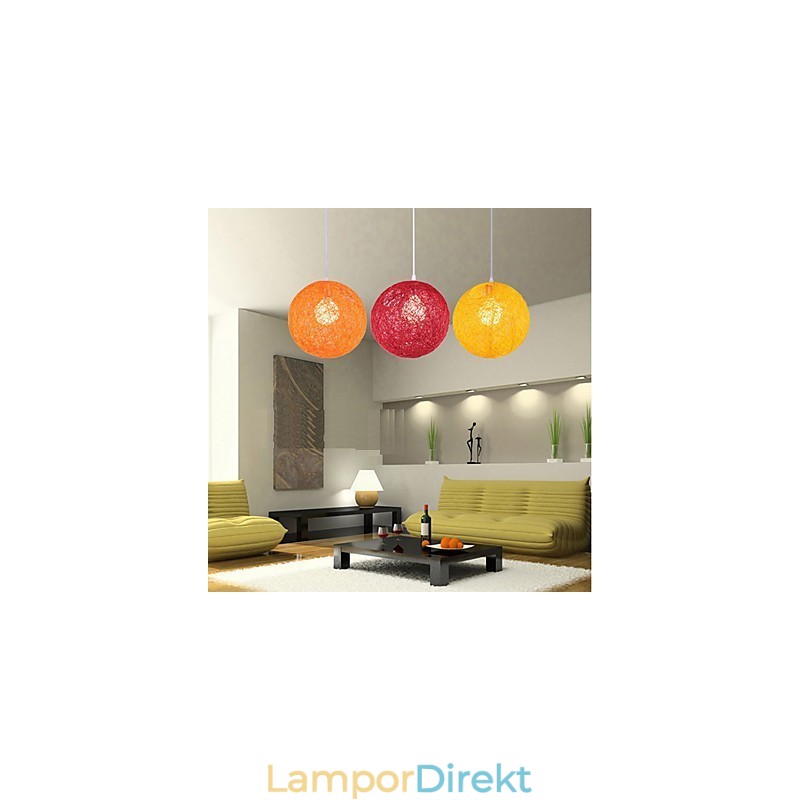 Creativeamerican Country Creative Cany Art Color Droplight Och Sfärisk Form Lampa Light