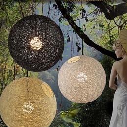 Creativeamerican Country Creative Cany Art Color Droplight Och Sfärisk Form Lampa Light