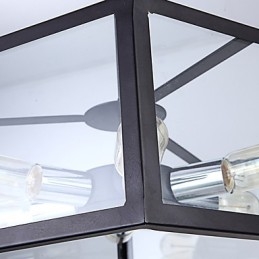 Glaskrona Modern Minimalistisk Medelhavskafé Nordiska Lampor Ljuskrona