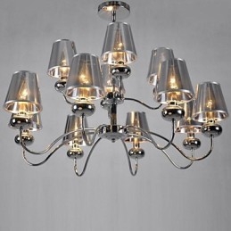 Imum Modern Contemporary Traditional Classic Mini Style Krom Metall Ljuskrona Pendel Light Dining