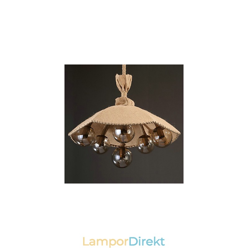 Landsmålning Metall Ljuskrona Pendel Lightbedroom