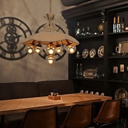 Landsmålning Metall Ljuskrona Pendel Lightbedroom