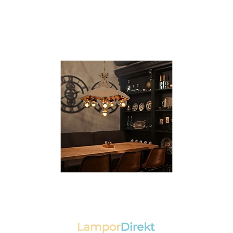 Landsmålning Metall Ljuskrona Pendel Lightbedroom