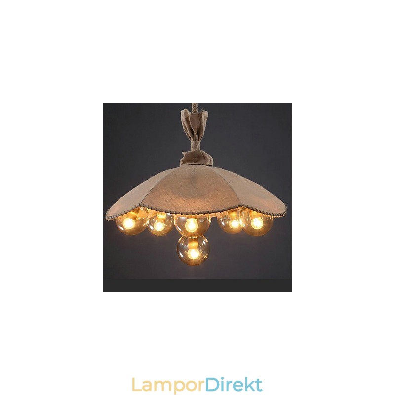 Landsmålning Metall Ljuskrona Pendel Lightbedroom