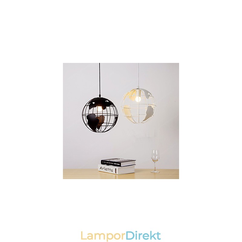 Modern Contemporary Country Globe Pendellampa