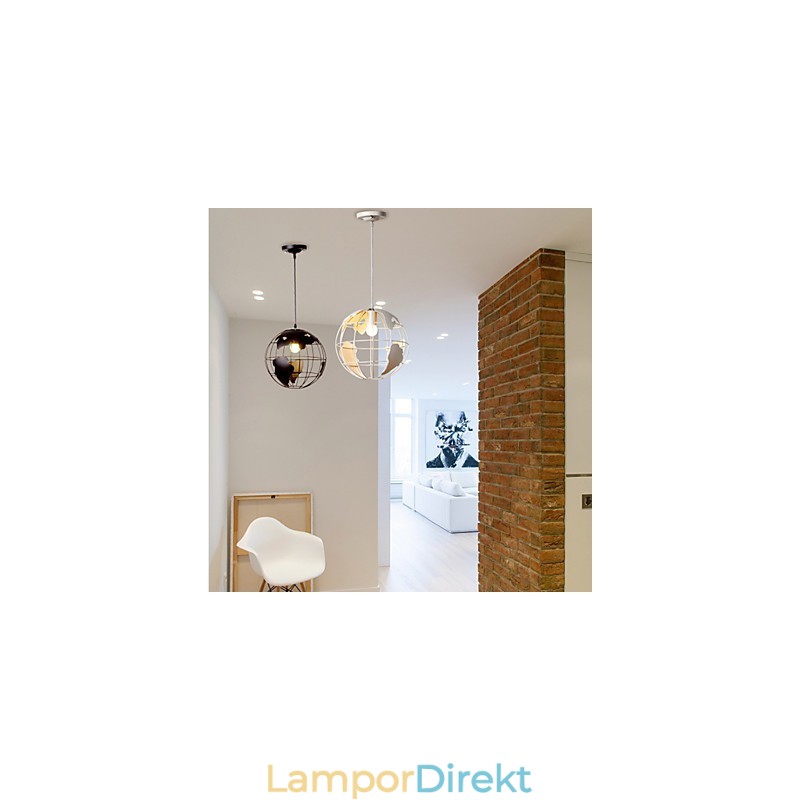 Modern Contemporary Country Globe Pendellampa