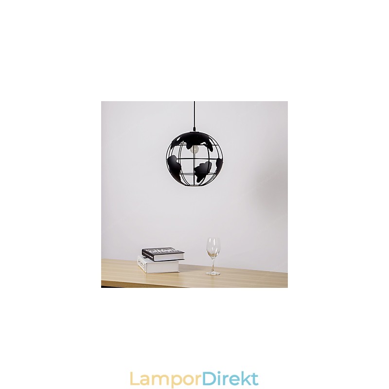 Modern Contemporary Country Globe Pendellampa