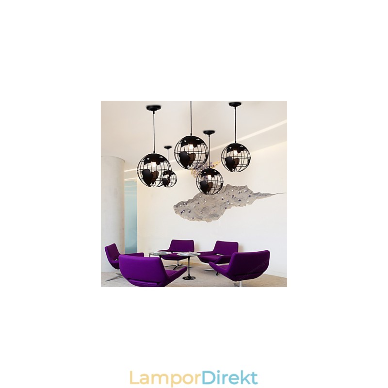 Modern Contemporary Country Globe Pendellampa