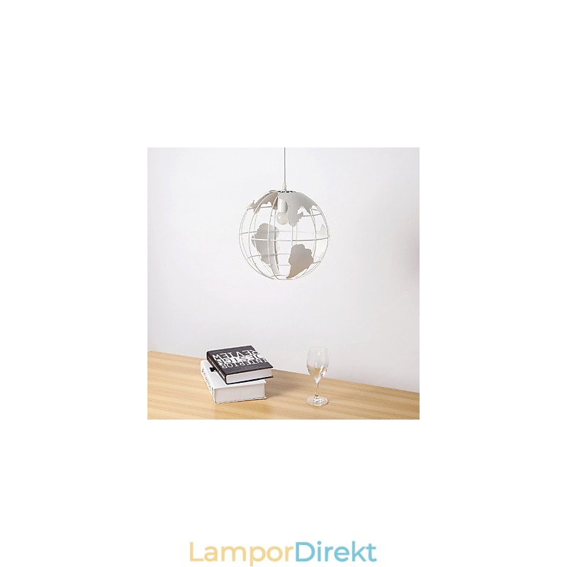 Modern Contemporary Country Globe Pendellampa