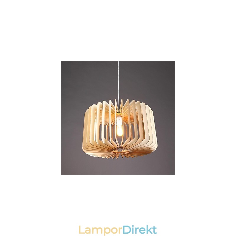 Modern Samtida Traditionell Klassisk Country Vintage Lykta Målning Trä Bambu Taklampa
