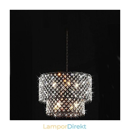 Modern Samtida Trum Crystal Painting Pendel Light Modern Samtida Trum Crystal Painting Pendel Light