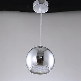 Modern Och Modern Globe Galvaniserad Metall Taklampa