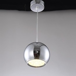 Modern Och Modern Globe Galvaniserad Metall Taklampa
