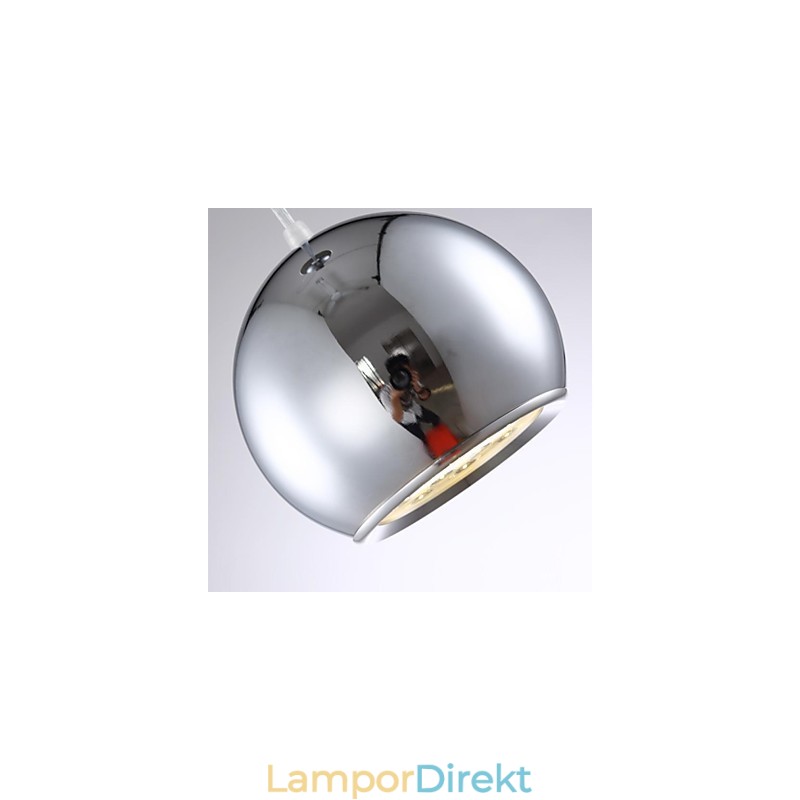 Modern Och Modern Globe Galvaniserad Metall Taklampa