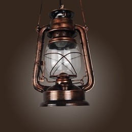Country Lantern Mini Style Brons Pendellampa