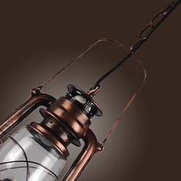 Country Lantern Mini Style Brons Pendellampa