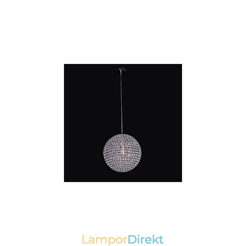 Enkel Sfärisk Metallram K9 Kristallkrona