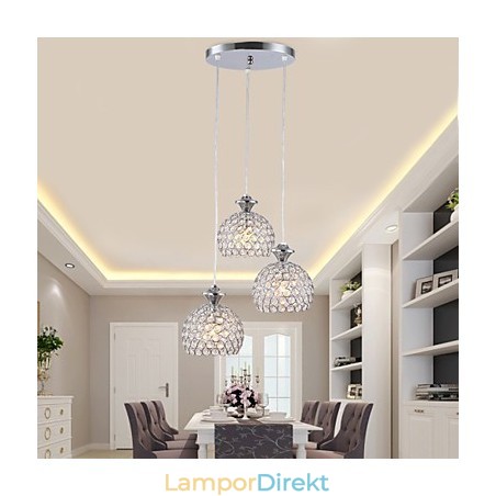 3 Heads Modern Contemporary Crystal Pendel Light 3 Heads Modern Contemporary Crystal Pendel Light