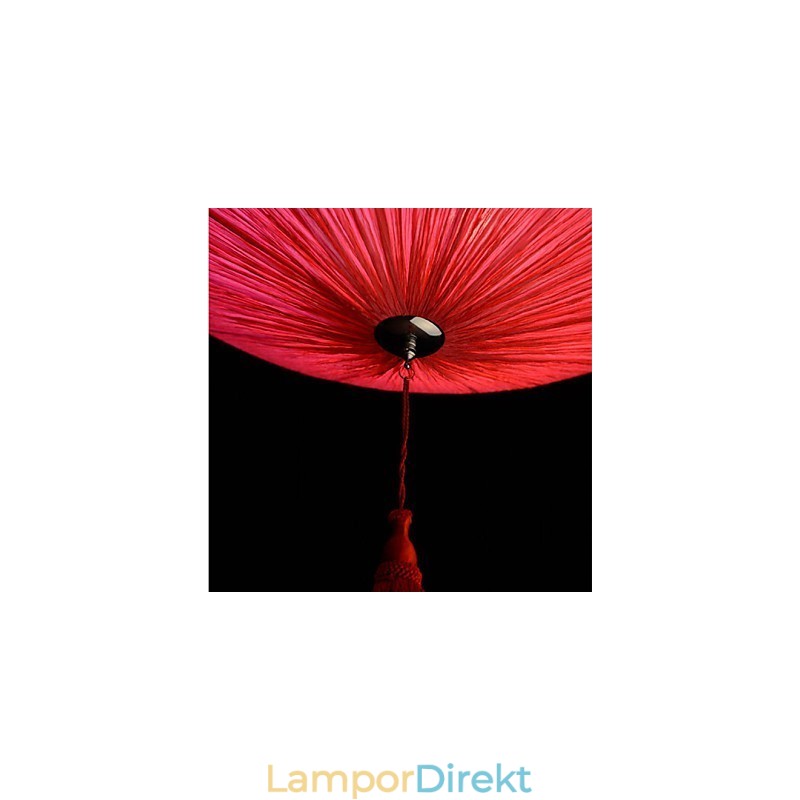 Lotus Leaf Modern Marin Tygkonst Droplight Av Röda Lyktor Lampa Light