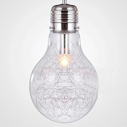 Hänglampor Traditionell Klassisk Rustik Lodge Vintage Retro Glas