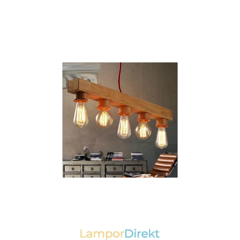Modern Samtida Traditionell Klassisk Mini Stil Målning Trä Bambu Taklampa