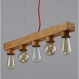 Modern Samtida Traditionell Klassisk Mini Stil Målning Trä Bambu Taklampa