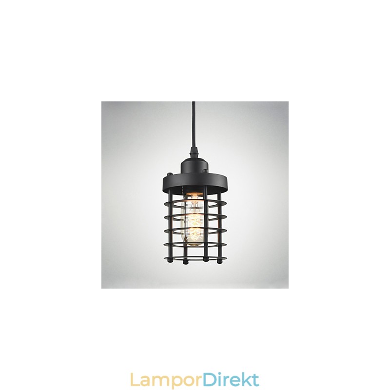 Retro Taklampa Industrial Iron Vintage Ljuskrona Shop Pendel Light