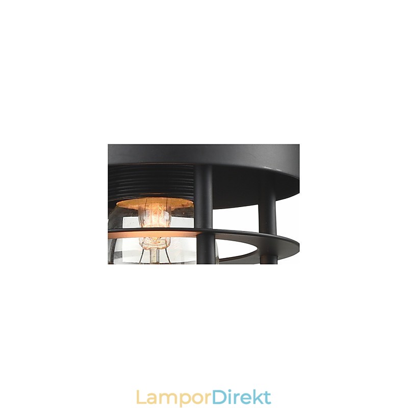 Retro Taklampa Industrial Iron Vintage Ljuskrona Shop Pendel Light