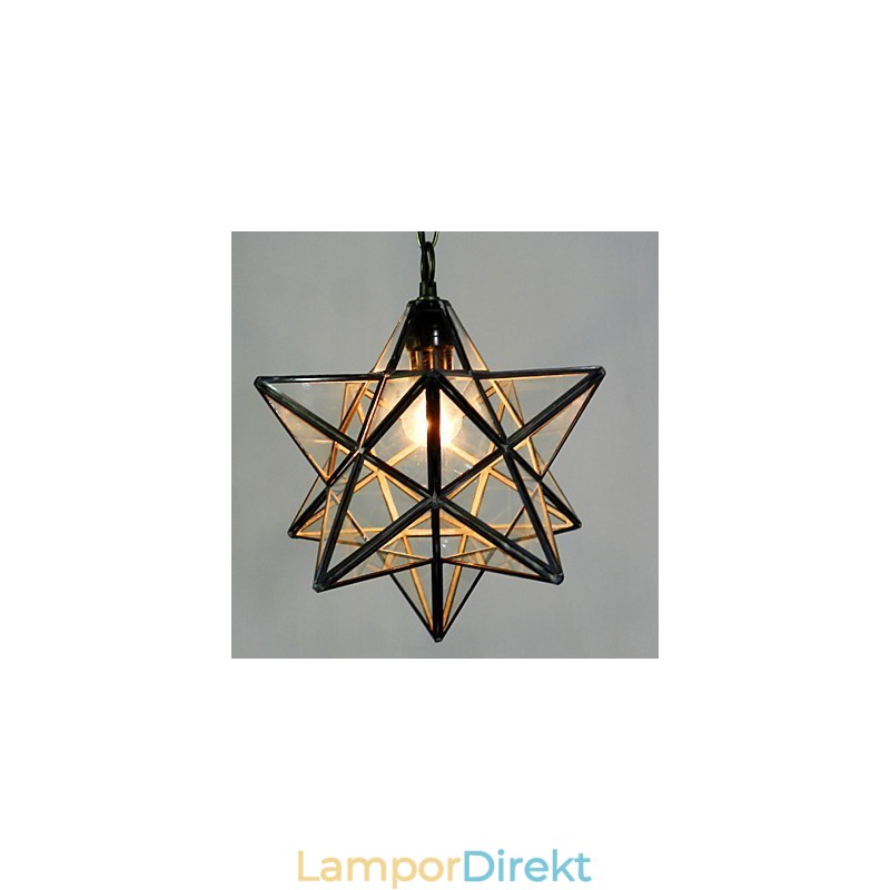 Pentagon Star Light Kontrakterad Och Modern Ljuskronalampa