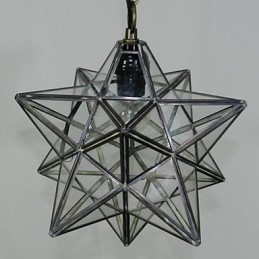 Pentagon Star Light Kontrakterad Och Modern Ljuskronalampa