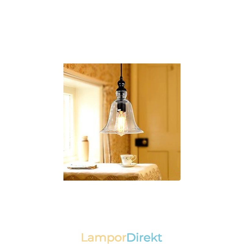 European Contracted Loft Glass Chandelier Bell