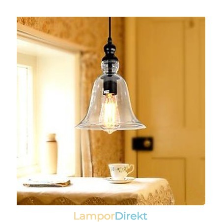 European Contracted Loft Glass Chandelier Bell European Contracted Loft Glass Chandelier Bell