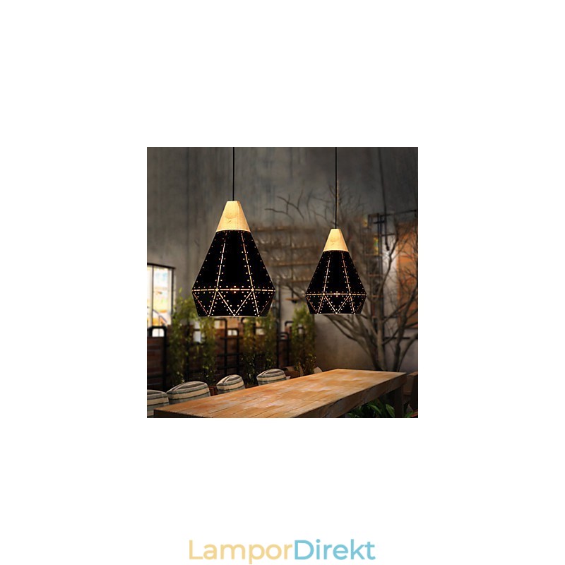 Retro Klassiska Metall Taklampor Enkla Hänglampor Cafe Hänglampa