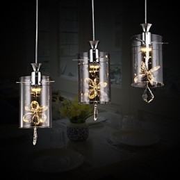 Modern Contemporary Crystal Others Glass Pendel Light