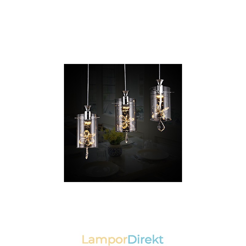 Modern Contemporary Crystal Others Glass Pendel Light