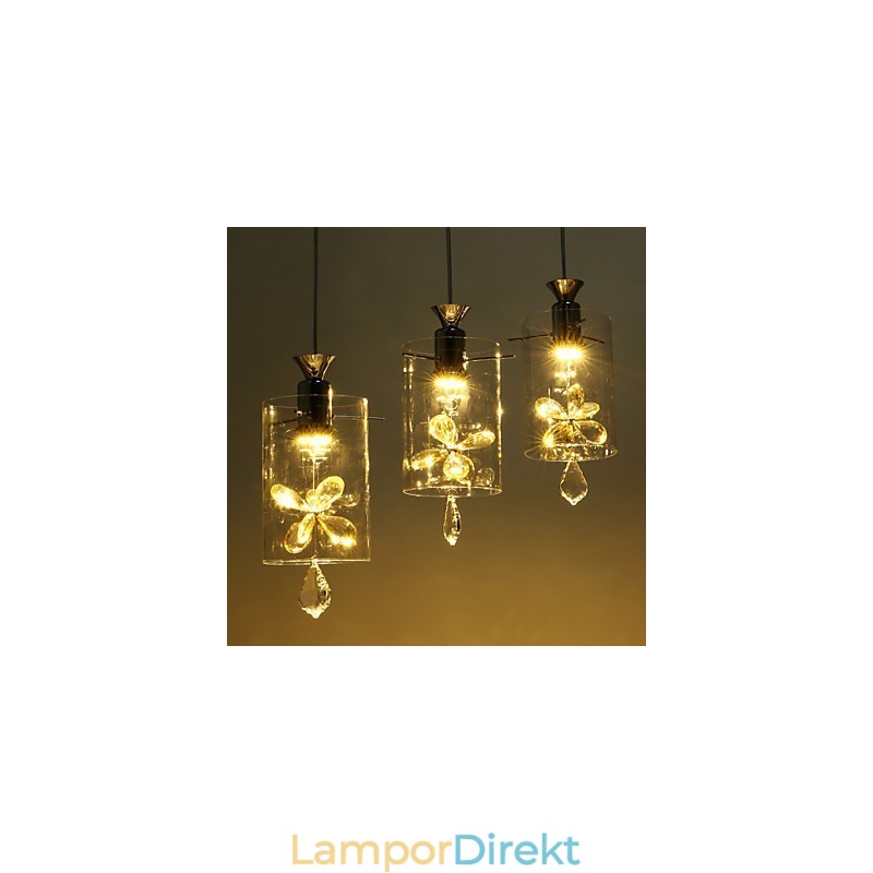 Modern Contemporary Crystal Others Glass Pendel Light