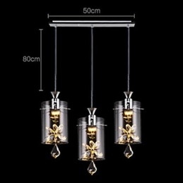 Modern Contemporary Crystal Others Glass Pendel Light