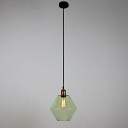 Glas 1 Ljus Konstnärlig Minimalistisk Pendel