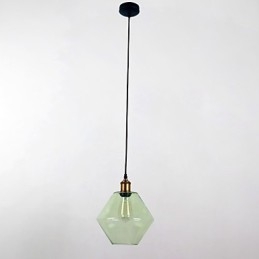 Glas 1 Ljus Konstnärlig Minimalistisk Pendel