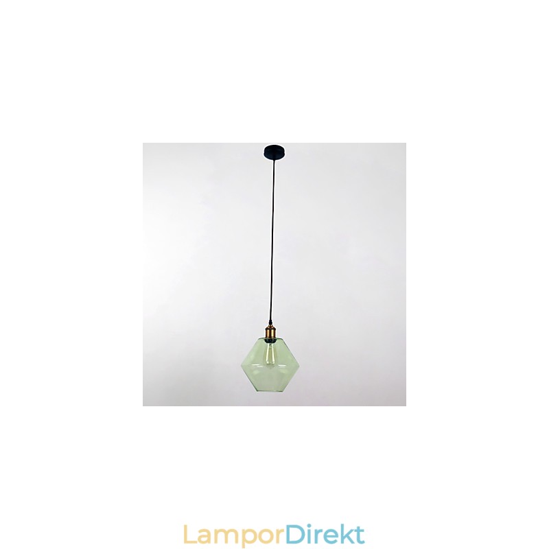 Glas 1 Ljus Konstnärlig Minimalistisk Pendel