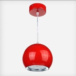 Modern Samtida Globe Målning Metall Taklampa