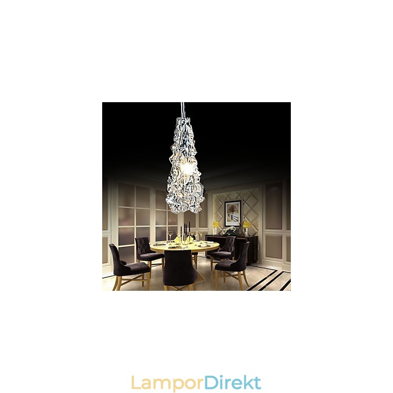Tradition Classic Transparent Glas 1 Ljus Ljuskrona
