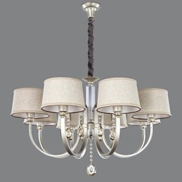 Country Crystal Silver Metall Ljuskrona