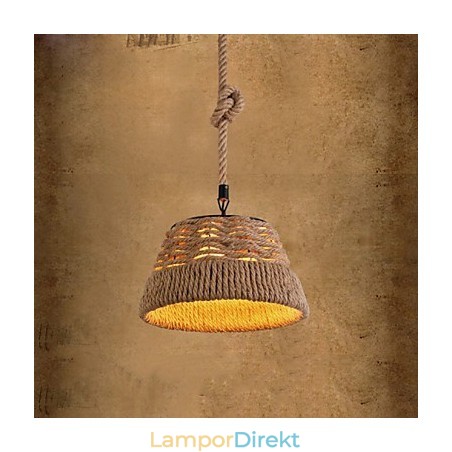 Loft Industrial Wind Creative Nordic Hemp Rope Meals Ljuskrona Lampa Loft Industrial Wind Creative Nordic Hemp Rope Meals Ljuskrona Lampa